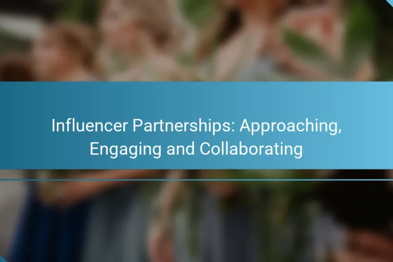 Influencer Partnerships: Approaching, Engaging and Collaborating