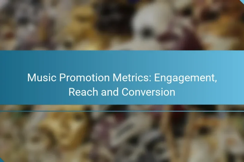 Music Promotion Metrics: Engagement, Reach and Conversion