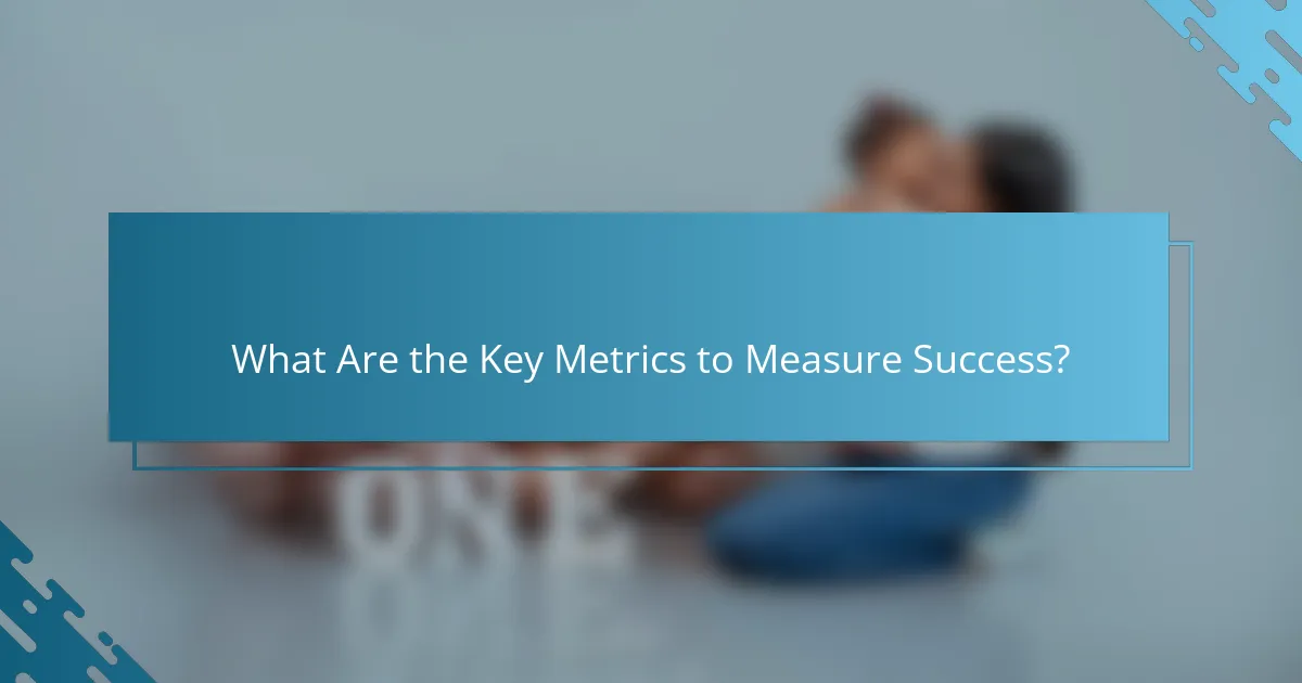 What Are the Key Metrics to Measure Success?